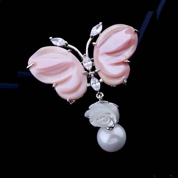 

red trees brand jewelry new arrival fashion insect shape butterfly brooches for women christmas gift box package, Slivery;golden