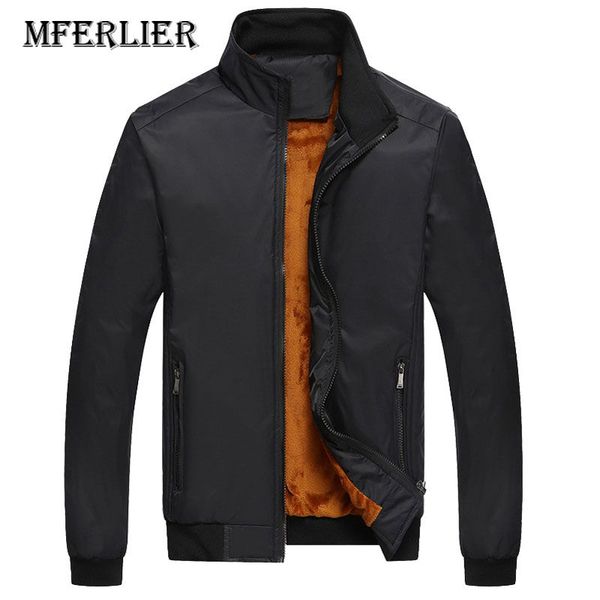 

mferlier winter autumn men jackets 5xl 6xl 7xl 8xl 9xl large size long sleeve jackets men 2 colors, Black;brown