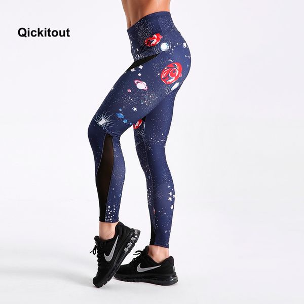 

2018 women leggings print fitness leggings high waist elasticity legins trouser long pants for women, Black