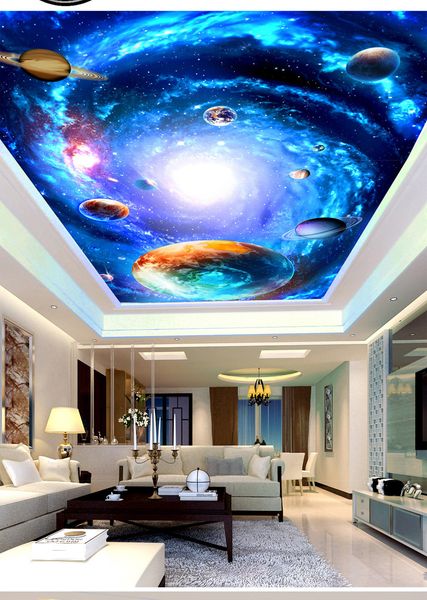 Custom Retail Hd Galaxy Solar System Starry Planet Zenith Mural Haohans Sky Hyun Colorful Mural Hd Free Wallpapers Hd Hd Hd Wallpapers From