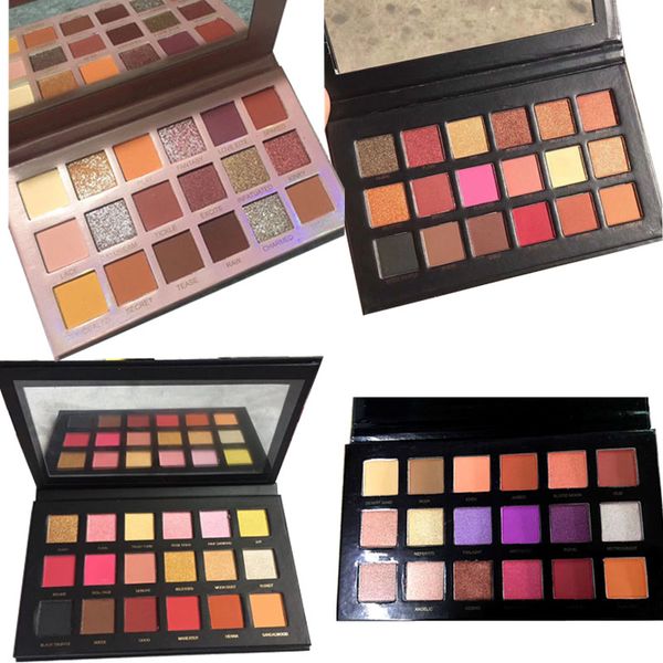 

In tock new makeup high quality eye hadow profe ional de ert du k ro e gold 18 color four tyle eye hadow palette hipping