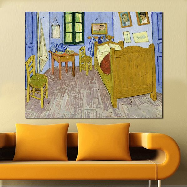 Grosshandel Kunstler Vincent Van Gogh Schlafzimmer In Arles Leinwand Kunstdruck Malerei Poster Wandbild Fur Wohnkultur Kein Rahmen Von Framedpainting