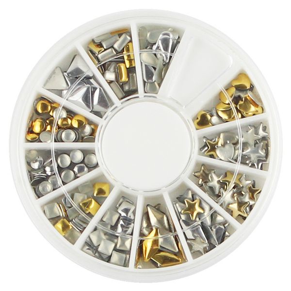 

nail steel decoration glitter colorful laser bling magic effect nail glitterfluorescent art, Silver;gold