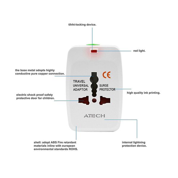 

All in one univer al international plug adapter world travel ac power charger adaptor with au u uk eu converter plug high quality