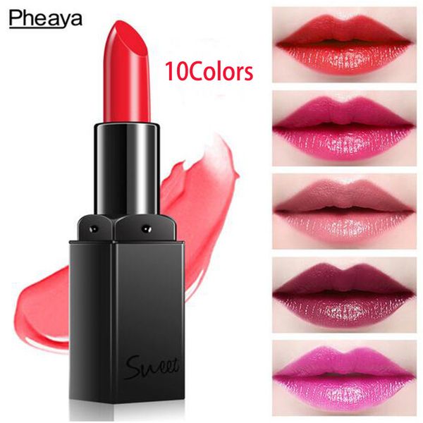 

10 colors new women makeup lip stick long lasting nude lipstick matte lip gloss makeup waterproof beauty lips coametics