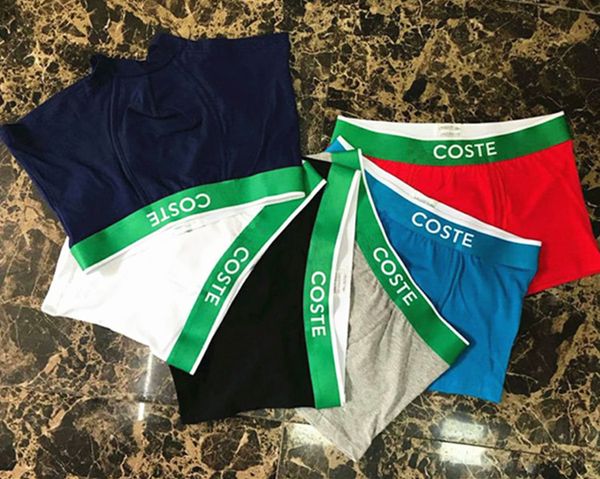 

mens luxury boxer designer underwears shorts underpants young soft comfortable elastic men brand boxer underwear klw1319, Black;gray