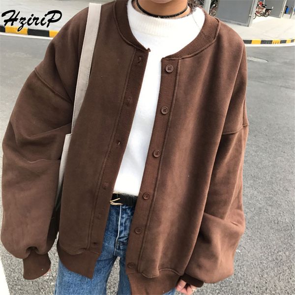 

hzirip 2018 autumn winter women short wool coat jacket plus size female solid o-neck coat red black coffee yellow outwear jacket, Black;brown