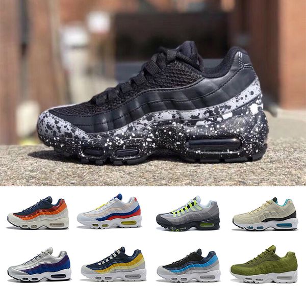 

2019 preston 95 throwback future plant color volt glow men women running shoes 95s by you mens trainers tennis zapatos sneakers size 36-45