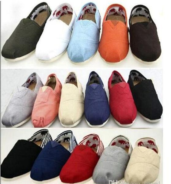 

dorp shipping 2018 wholesale new brand women and men fashion sneakers canvas shoes loafers flats espadrilles shoes size 35-45, Black