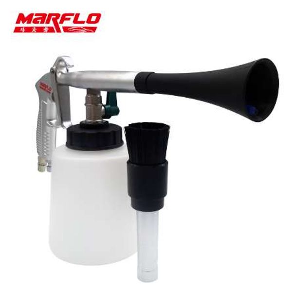 Marflo Tornado Limpeza Arma para Carro Interior Limpeza Ferramenta Tornador Snow Espumas Lance Gun Forge Alu Alta Qualidade