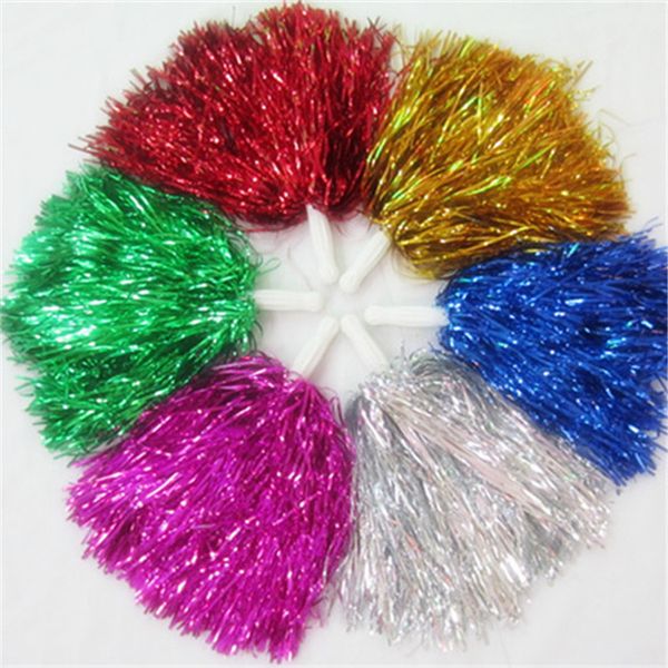 

cheer dance sport supplies competition cheerleading pom poms flower ball lighting up party cheering fancy pom poms 30g