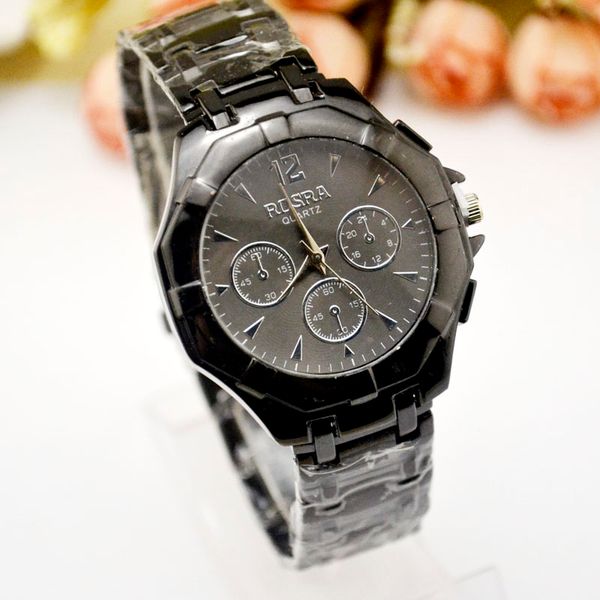 

2018 new korean version of hara's brief steel band fashion watch male watch, Slivery;brown