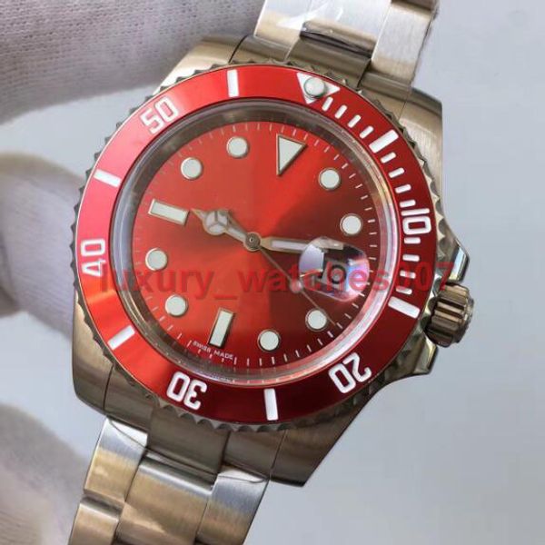 

Мужские роскошные часы 40 мм AAA+ высокое качество Марка мужская нержавеющая сталь керамический безель механические автоматические наручные часы мужские наручные часы