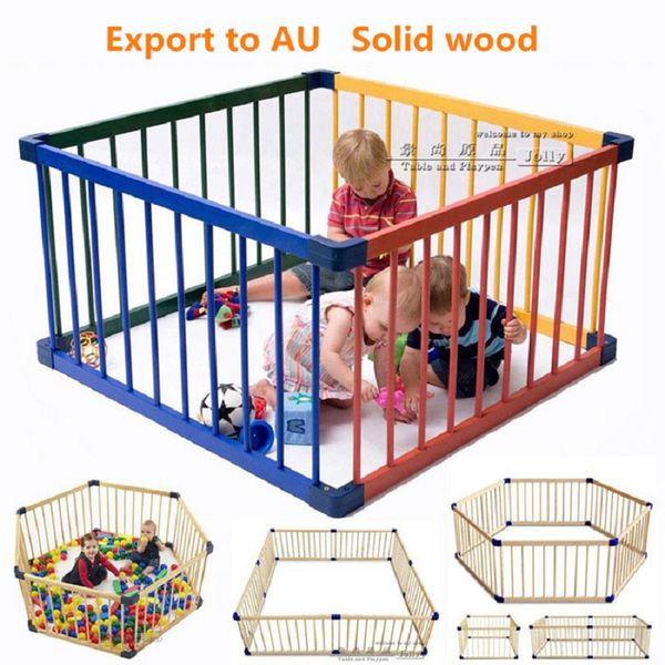 

jollybaby solid wood safety baby walker fence crawl baby game fence many size