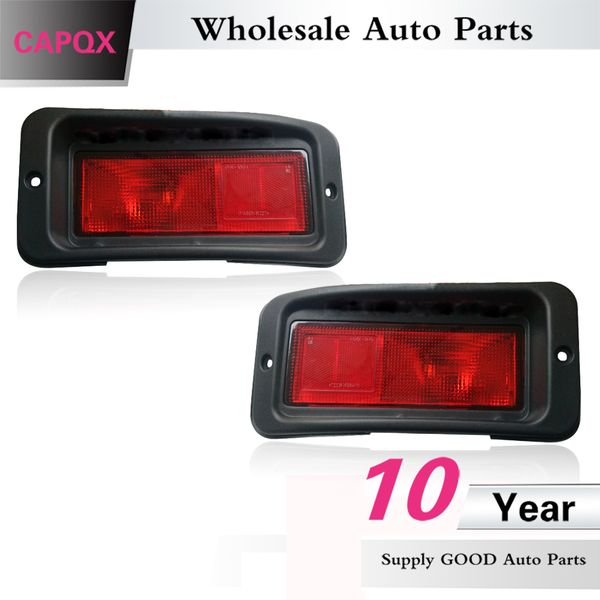 

capqx for mitsubishi pajero shogun sport for challenger 2000-2008 rear bumper reflector light brake light fog lamp warning