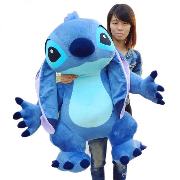

real pictures 35'' jumbo giant stuffed soft plush cute stitch toy 90cm, nice gift for kids, ing