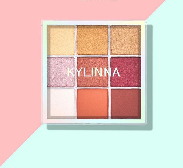 

9 colors kylinna eyeshadow pad shimmer matte natural easy to wear for beginner long lasting ing
