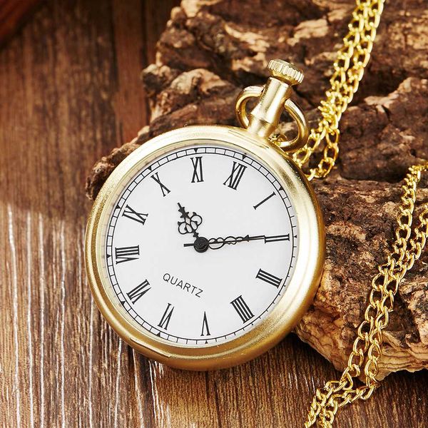 

pendent quartz pocket watch transparent glass face dial necklace clock with chain fob quartz pocket watches ladies men's hours, Slivery;golden