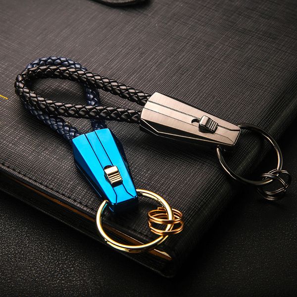 

new brands genuine alloy classic business men keychain bag pendant car key chain ring for lover's jewelry, Slivery;golden