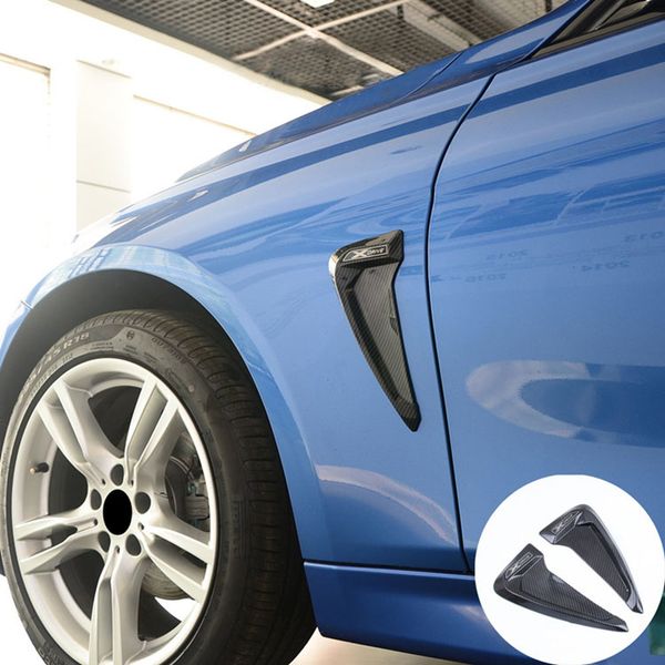 

car-styling tpu front fender side air vent cover trim sticker for bmw f30 e60 e90 e92 f10 f18 f25 f26 f48 f20 shark gills side vent sticker