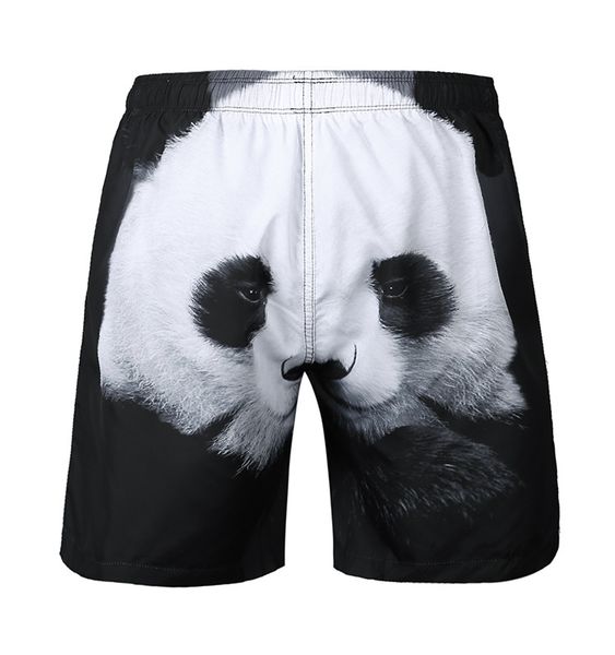 

men clothing summer surfing shorts funny panda printing beach board shorts male holiday sea shorts size m-xxl