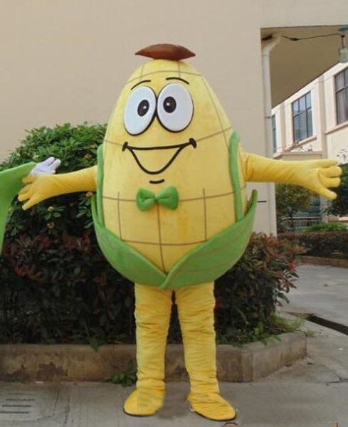 

2018 the head sweet corn mascot costume for to wear for sale, Red;yellow