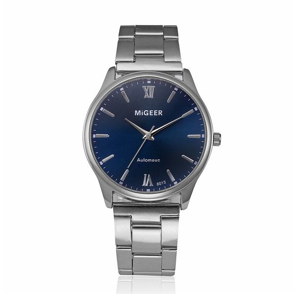 

new 2018 fashion men watches stainless steel quartz wrist watch male clocks relogio masculino drop shipping, Slivery;brown