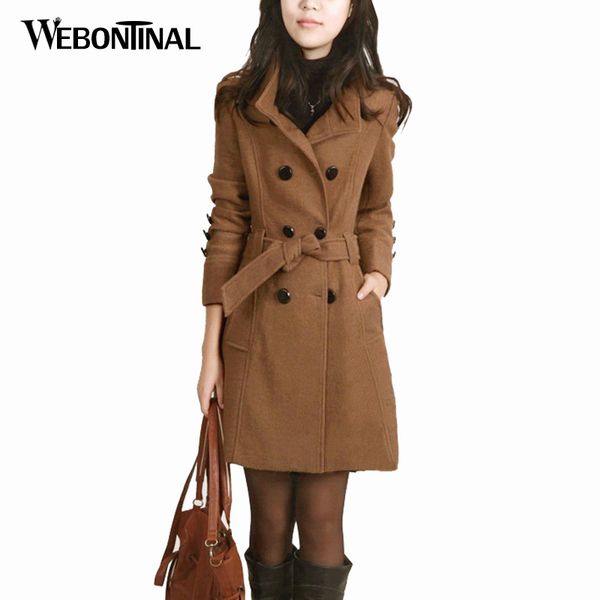 

new arrives fashion plus size 5xl casual winter warm trench coats for women outerwear female double breasted thick coat femme, Black