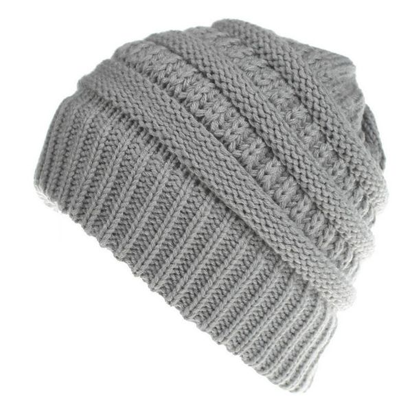 

wool cap woman warm ball hat fashion knit large cap w015, Blue;gray