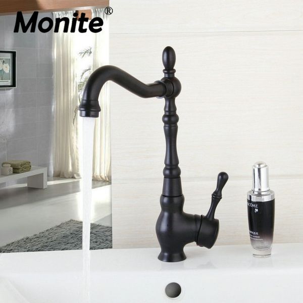 2020 Oil Rubbed Bronze Kitchen Faucets Water Tap Swivel Spout Sink
