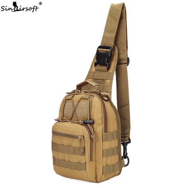 

Тактические сумки для груди 600D нейлоновая сумка через плечо для мужчин Wading Chest Pack