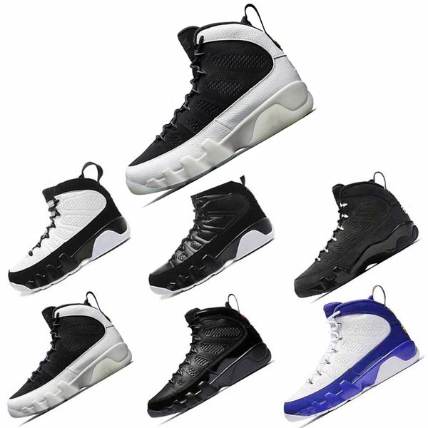 

9 stocks x basketball shoes 9s mop melo unc racer blue og space jam sports sneakers size 7-13