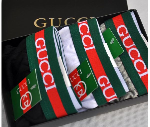 

2018 luxury men breathable underwear oft comfortable de igner men underwear boxer color random underpant