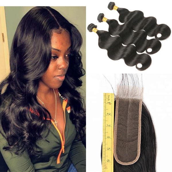 Grade 8a Body Wave Brazilian Virgin Human Hair Weave 3 Bundles