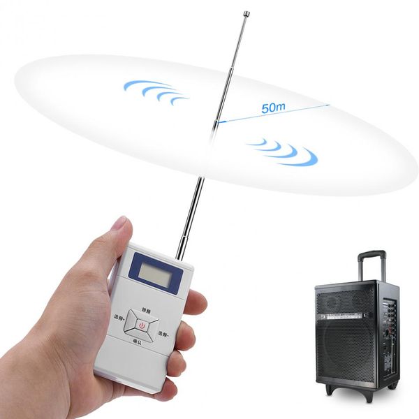 Freeshipping tragbarer Mini-Funk-FM-Sender 70 MHz ~ 108 MHz Audio-Stereo-FM-Konverter-Adapter Persönliche FM-Radio-Empfängerstation