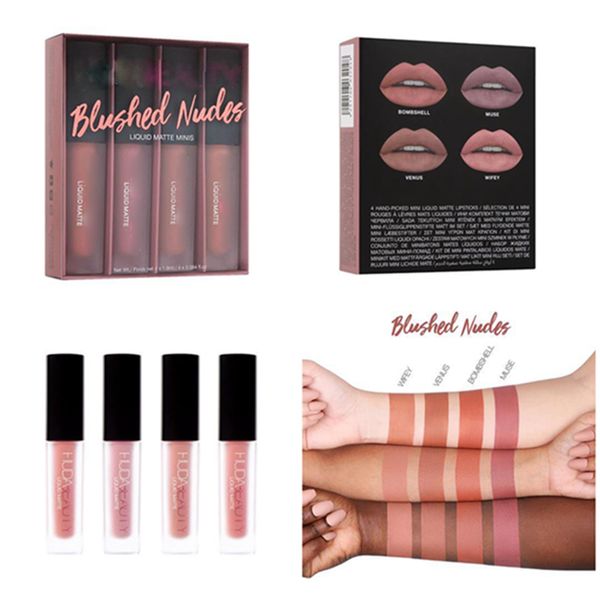 

Liquid Lipstick Kit 4pcs set Blushed Nudes/Power Pinks/Au Naturel Nudes Liquid Matte Mini Lipstick ( 4 x 1.9ml )