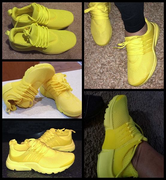 zapatillas deportivas amarillas