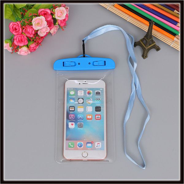 

universal waterproof case bag for iphone 8 x plus samsung s9 cell phone water proof dry bag for smart phone max 5.8