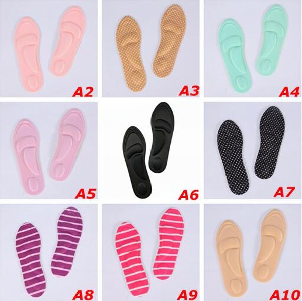 Kadınlar 3D Bulge Sünger Ayakkabı Pad Ağrı kesici Taban Masaj Yüksek Esneklik Sünger Sağlık Rahat Yeni 10 Renkler Geliştirmek