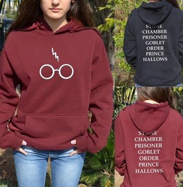 

Women Flash EYES Glasses Printed Designer Hoodies Sweatshirts Hooded Clothes Casual for Autumn