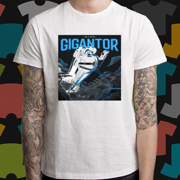 New GIGANTOR Cartoon Classic 60/'s Men/'s Black T-Shirt Size S to 3XL