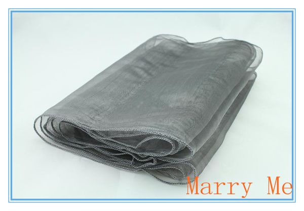 

12''x115'' many colors snow grey organza table runners for wedding party