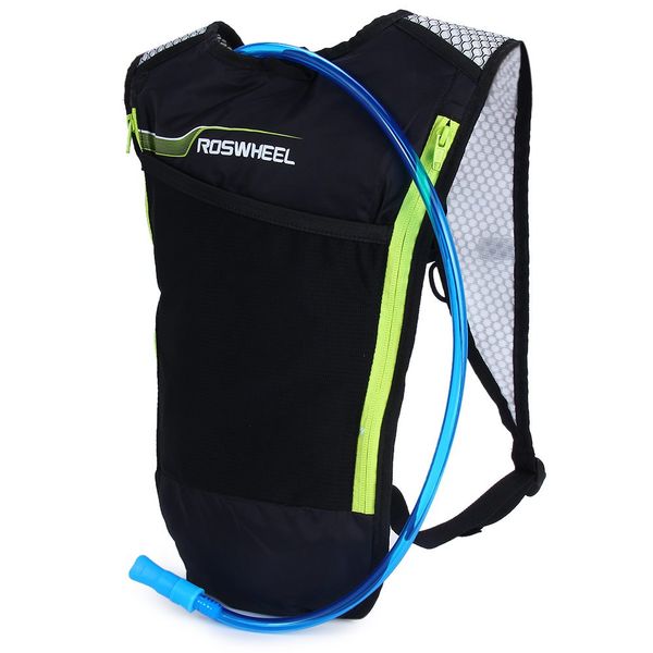 

roswheel 5l hydration storage backpack with 2l water bag for camping cycling hiking outdoor essentials