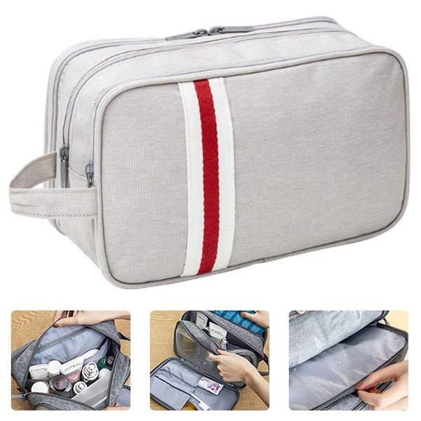 

large capacity organizer waterproof portable makeup bag man women cosmetic bag travel necessity beauty case