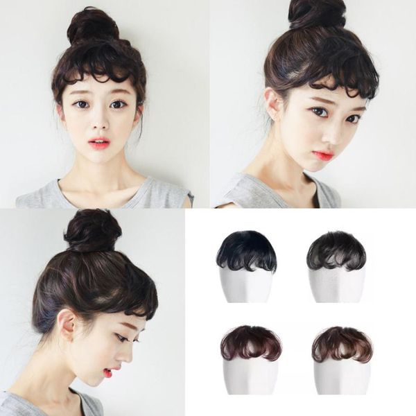 Pretty Girls On Clip In Front Hair Bang Fringe Hair Extension