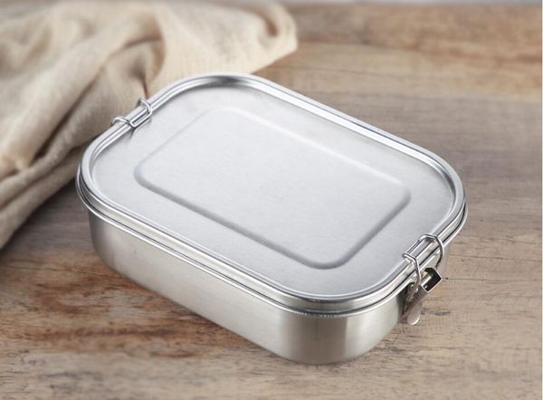 

large size 1400ml stainless steel bento lunch box food container stainless steel snack containers perfect for both kids + adults