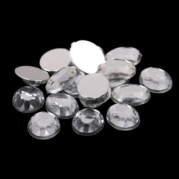 

clear color many size oval flat faceted diy nails art shiny stones craft art big gems phone cases garments supplies, Silver;gold