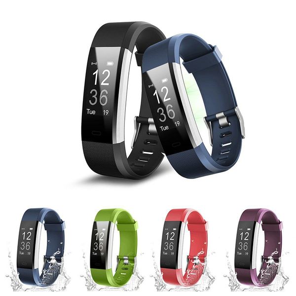 

waterproof pedometers bluetooth smart band running sport fitness wristband sleep monitor intelligent oled touchpad heart rate