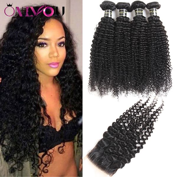 2019 Unprocessed Brazilian Virgin Human Hair Bundles With Closure