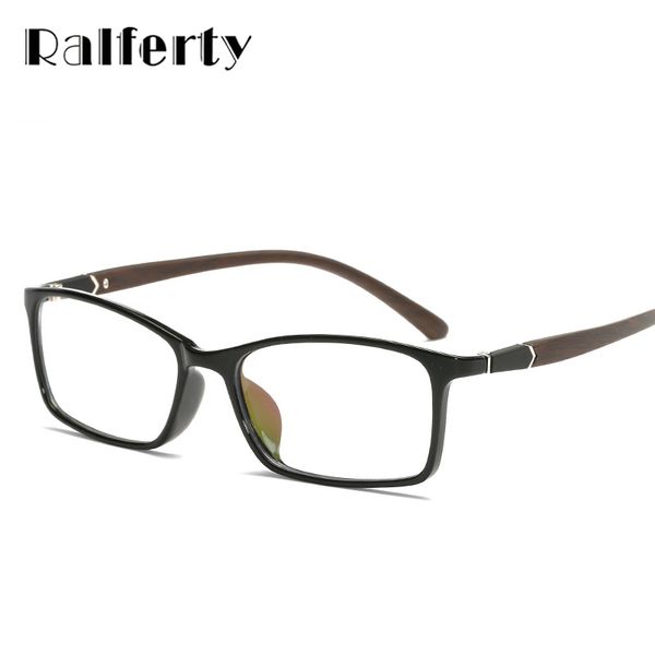 

ralferty 2017 ultra-light tr90 glasses frame anti radiation computer glasses retro square myopi optical frames eyeglass 1617, Silver